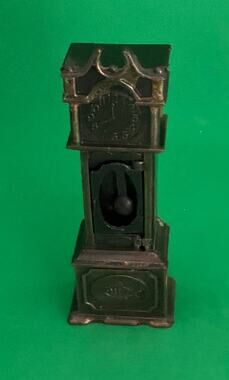 Vintage Die Cast Miniature Pencil Sharpener - Grandfather Clock